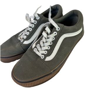 CLEARANCE - Vans Gray and White Women's Sneakers